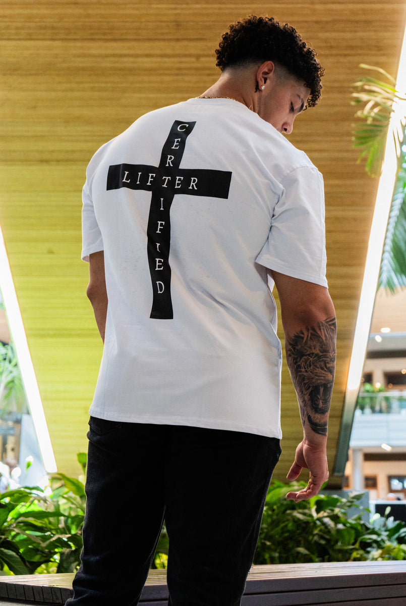 White Faith Pump Cover Certified Lifters Brand