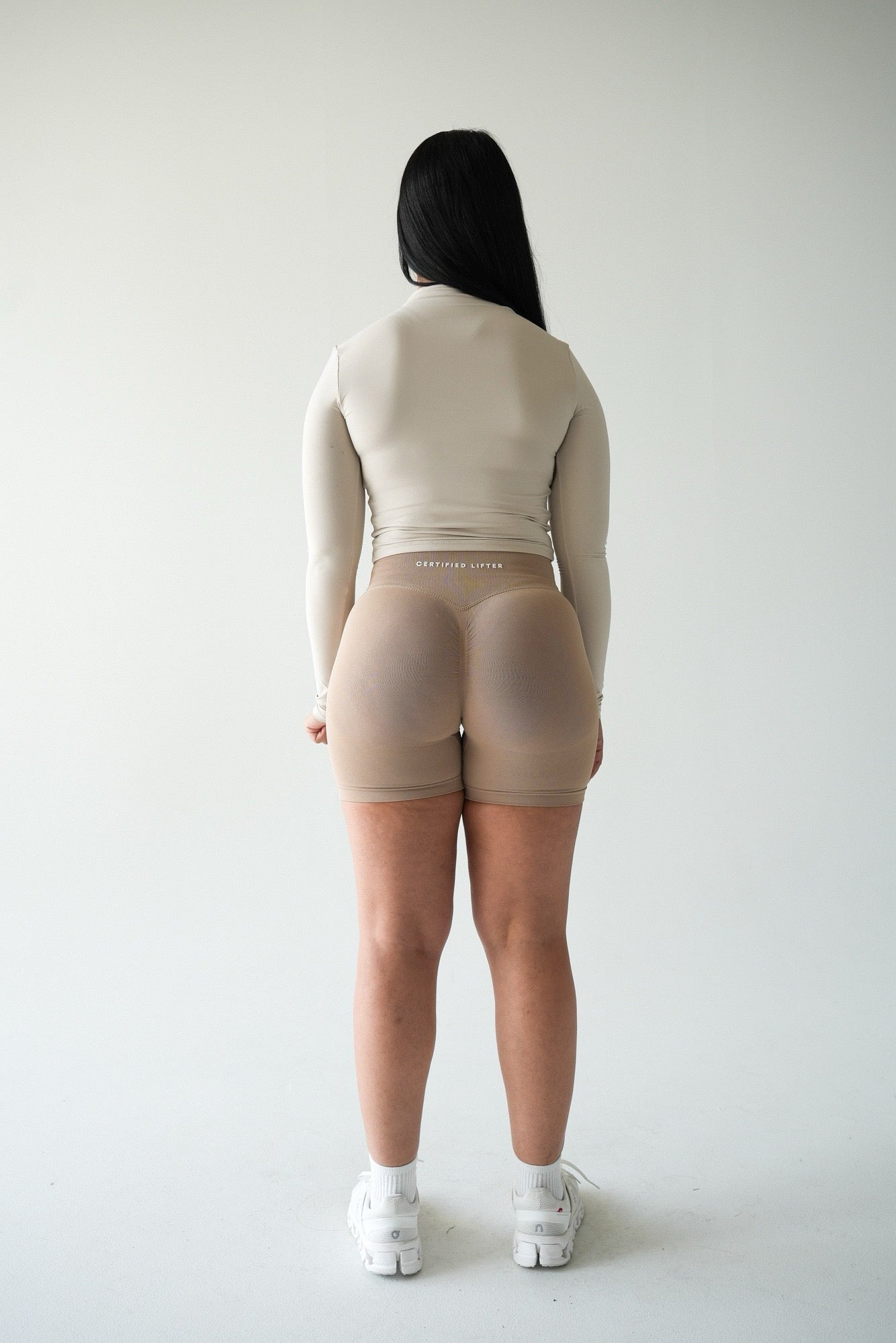 Cream Bare Long Sleeve