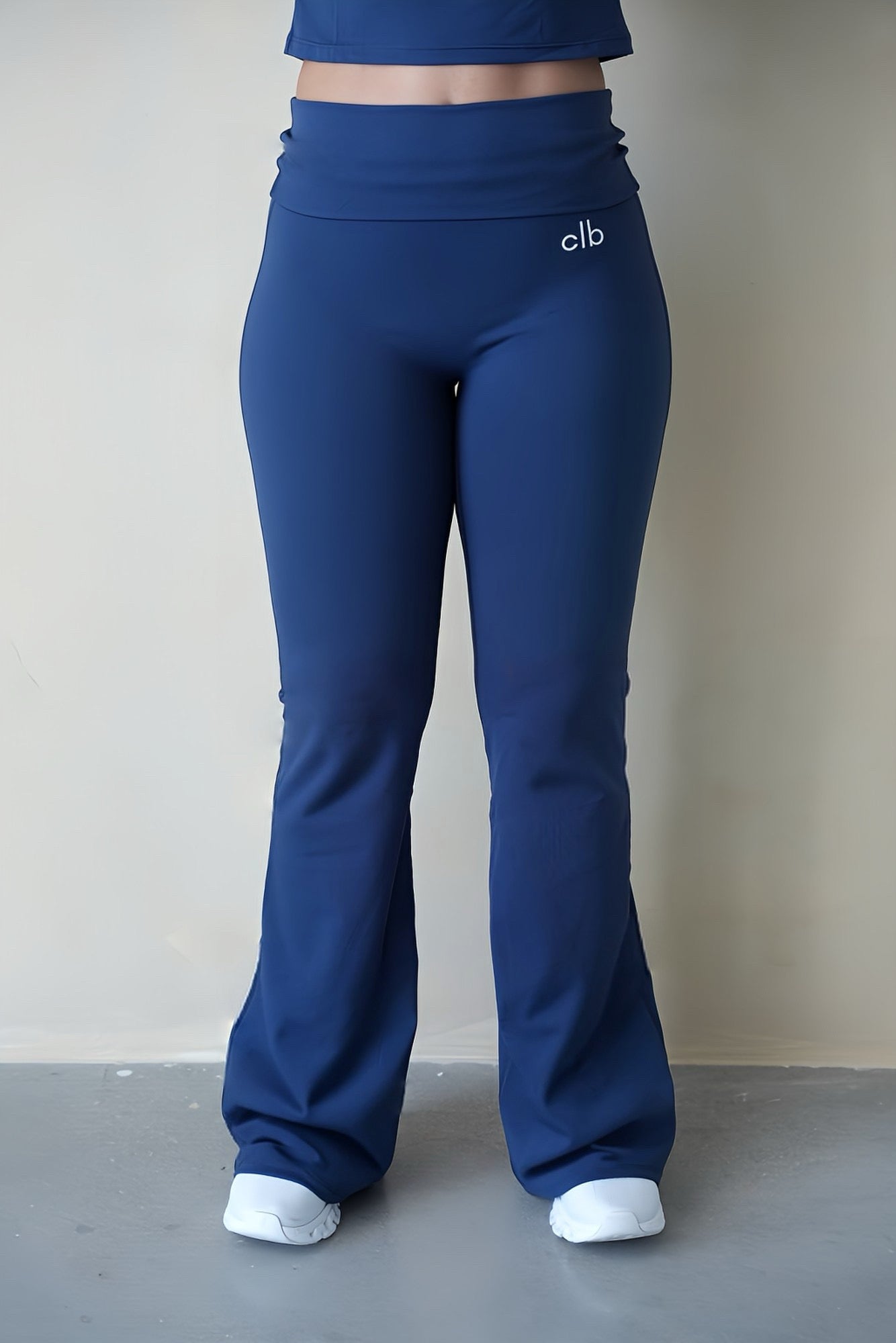 Navy Blue Core Flare Leggings