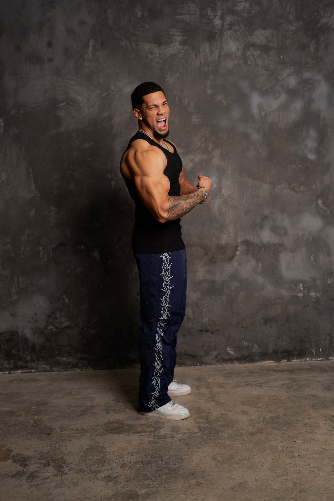 Navy Walk By Faith Track Pants