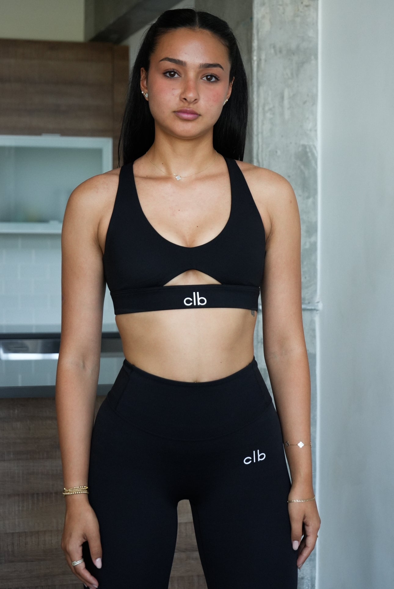 Black Aura Sports Bra