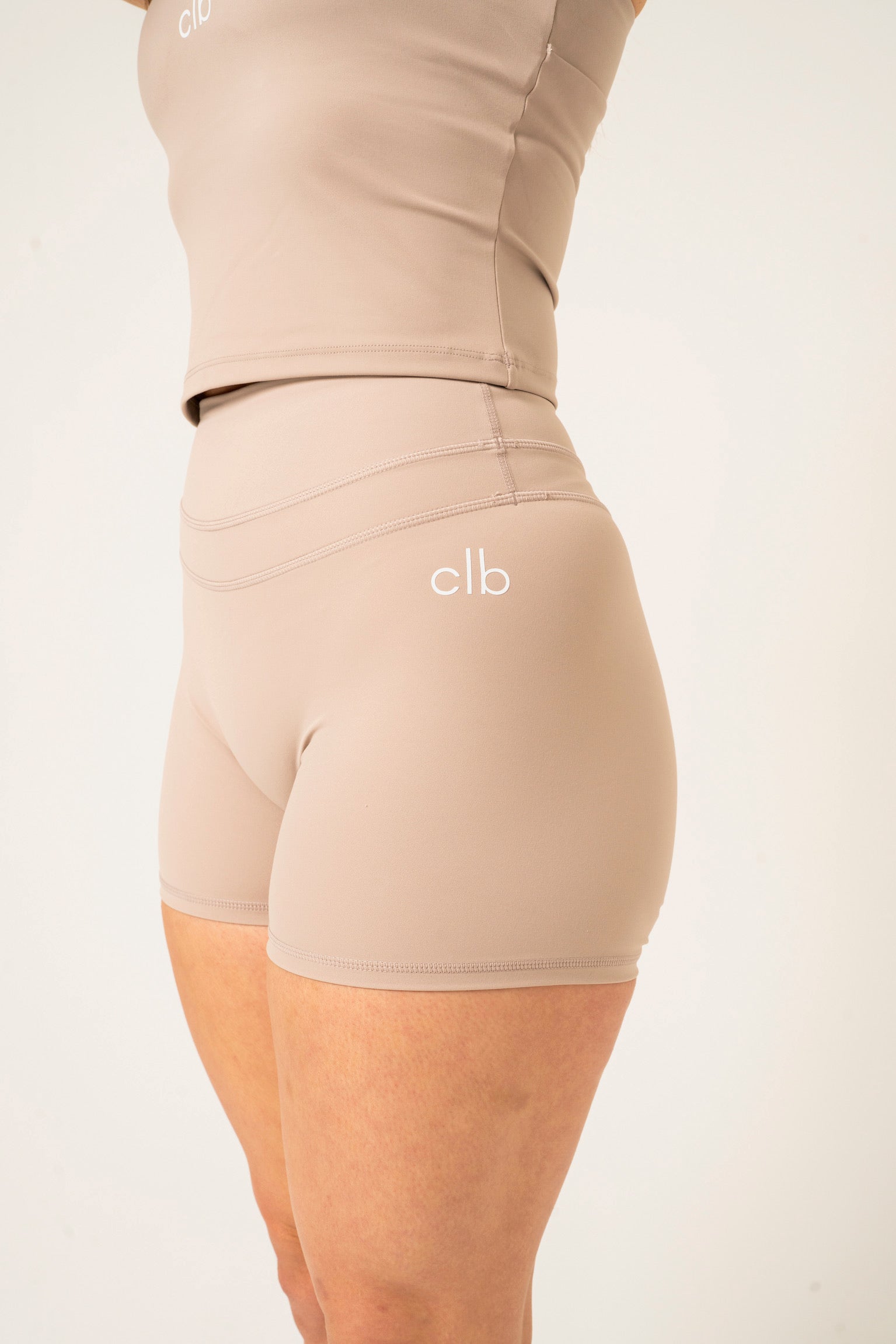 Beige CLBliss Shorts