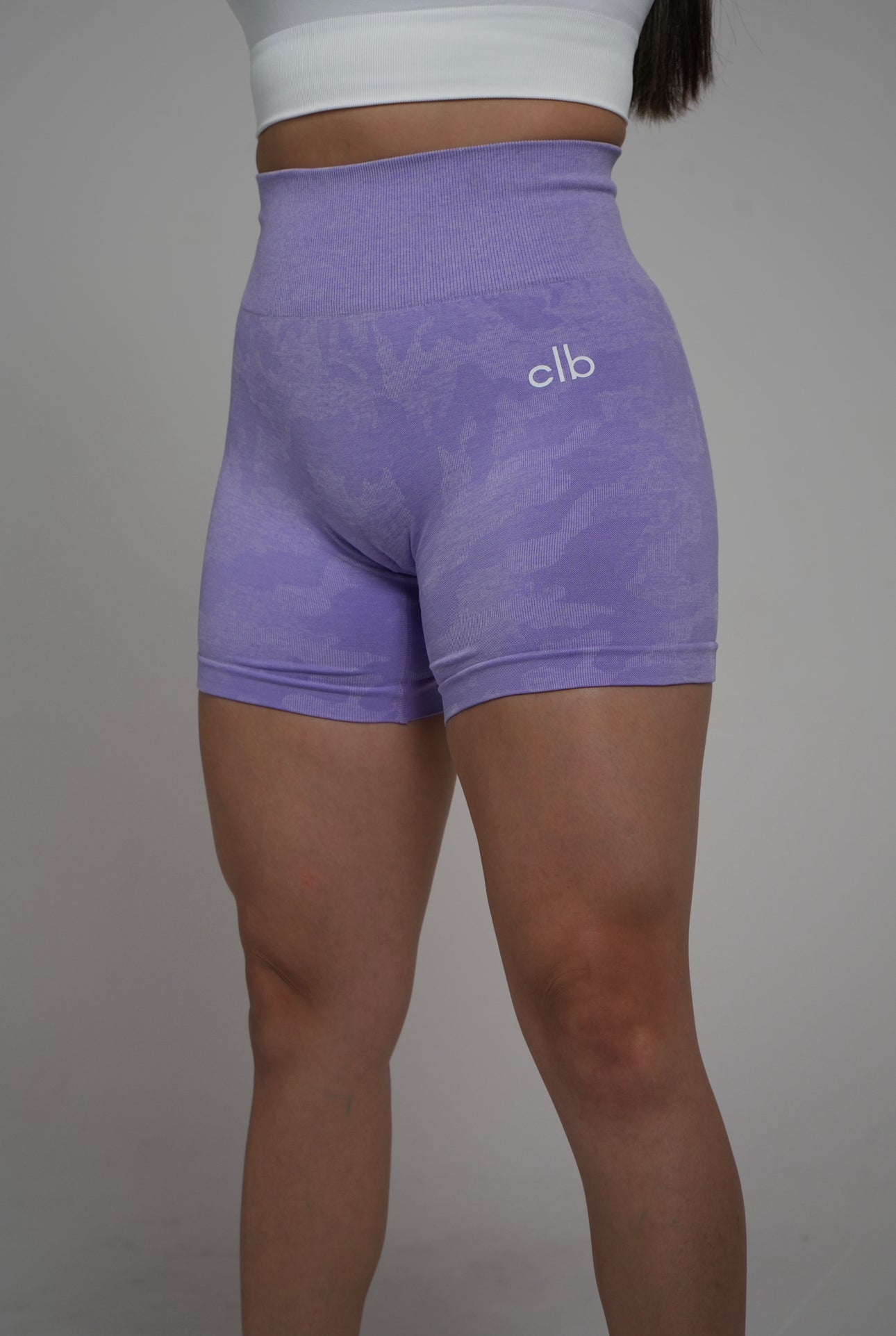 CLB Purple Camo Shorts