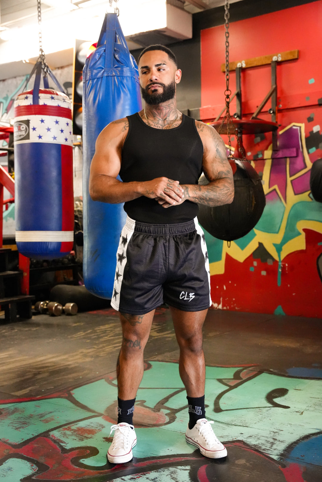 Black Creed Shorts