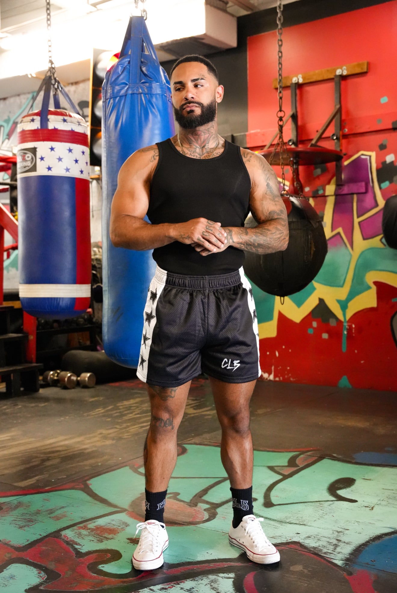 Black Creed Shorts