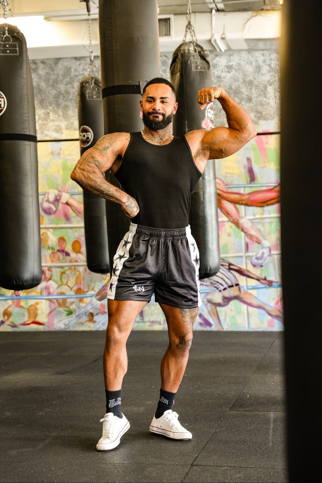 Black Creed Shorts